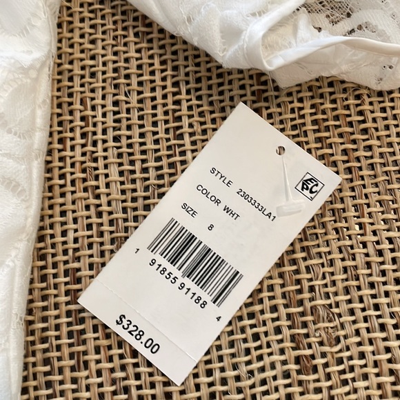 TRINA TURK White Sweet Dress Size 8, NWT - Picture 10 of 14